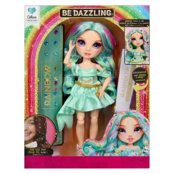 Rainbow High Be Dazzling modepoppen - Celine Türkis (teal)