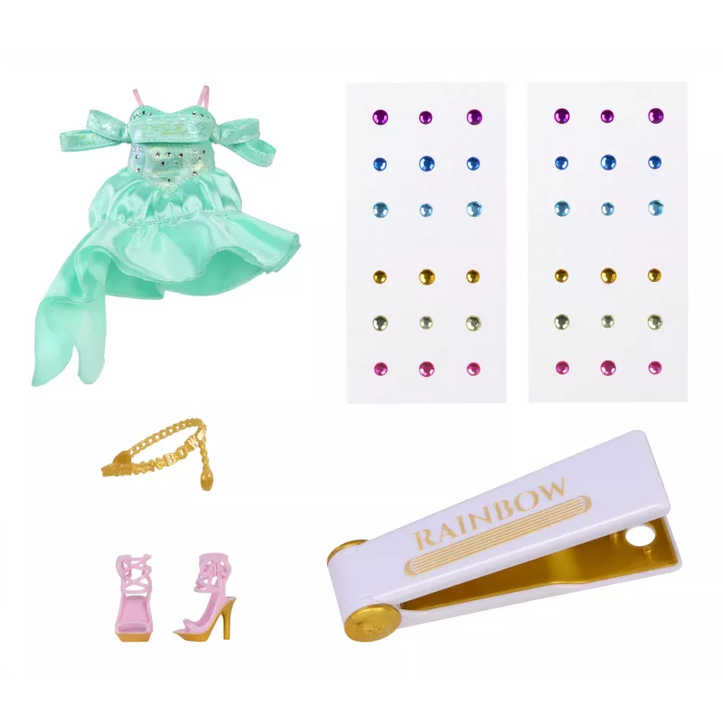 Rainbow High Be Dazzling modepoppen - Celine Türkis (teal)
