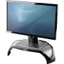 Fellowes computermonitorstandaard met 3 hoogte-instellingen - Smart Suites monitorverhoger - Ergonomisch verstelbare monitorstandaard voor computer - Max. gewicht 10 kg/Max. formaat 21 inch - zwart