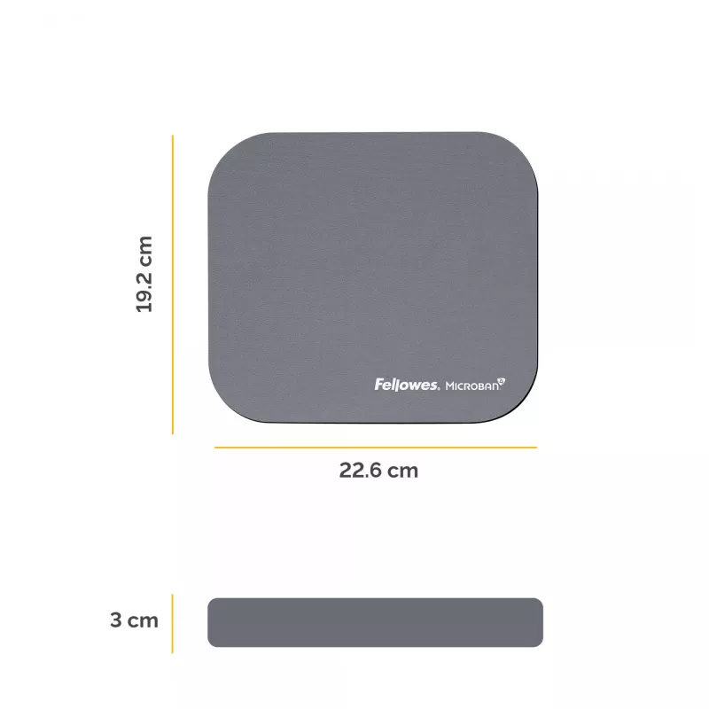 Fellowes 5934005 muismat zilver
