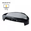 Fellowes computermonitorstandaard met 3 hoogte-instellingen – Smart Suites Monitor Riser Plus met opbergruimte – Ergonomische verstelbare monitorstandaard voor computer – Max. gewicht 10 kg/Max. formaat 21 inch – zwart