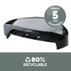 Fellowes computermonitorstandaard met 3 hoogte-instellingen – Smart Suites Monitor Riser Plus met opbergruimte – Ergonomische verstelbare monitorstandaard voor computer – Max. gewicht 10 kg/Max. formaat 21 inch – zwart