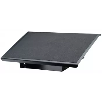 Fellowes bureau-voetsteun – Professional Series bureau-voetsteun, ergonomische voetsteun met 3 in hoogte verstelbare standen en antislip platformoppervlak – voetsteun voor kantoor en thuis – zwart