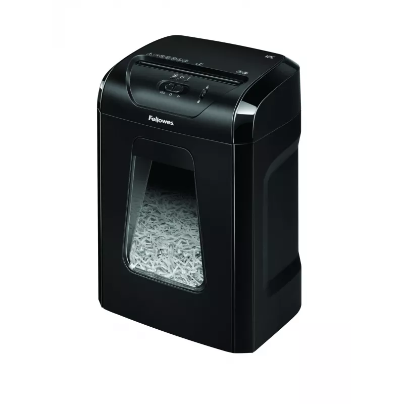 Fellowes Powershred 12C papierversnipperaar kruissnit 22,5 cm zwart