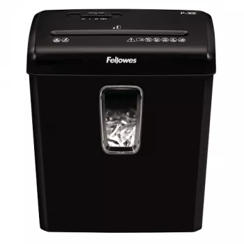 Fellowes Powershred P-30C papierversnipperaar partikelsnijder 22 cm zwart