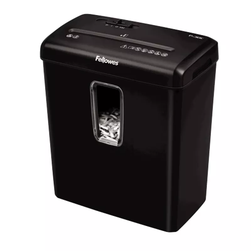 Fellowes Powershred P-30C papierversnipperaar partikelsnijder 22 cm zwart