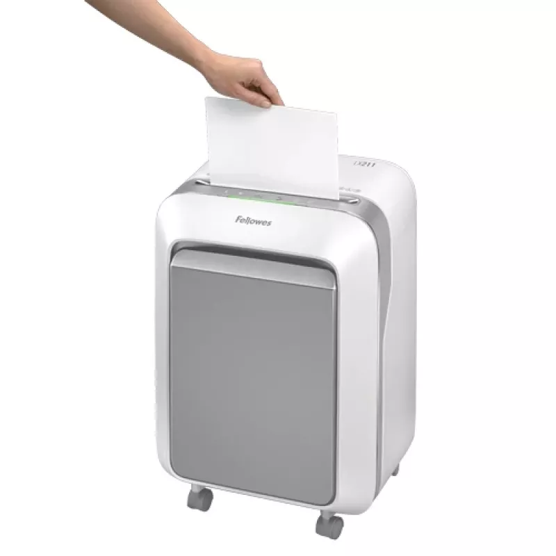 Fellowes LX Series Powershred LX21 papierversnipperaar microsnijder grijs, wit