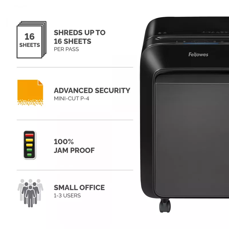 Fellowes LX Series Powershred LX210 papierversnipperaar zwart