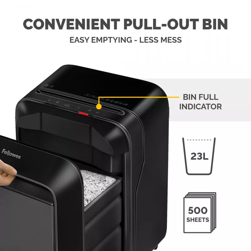 Fellowes LX Series Powershred LX210 papierversnipperaar zwart
