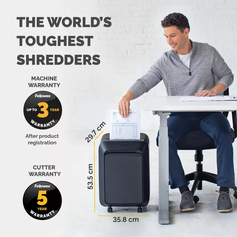 Fellowes LX Series Powershred LX210 papierversnipperaar zwart