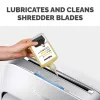 Fellowes Powershred flessensmeermiddel (355 ml), smeerolie, 0,355 l, geel, 90 mm, 35 mm, 20 mm