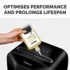 Fellowes Powershred flessensmeermiddel (355 ml), smeerolie, 0,355 l, geel, 90 mm, 35 mm, 20 mm