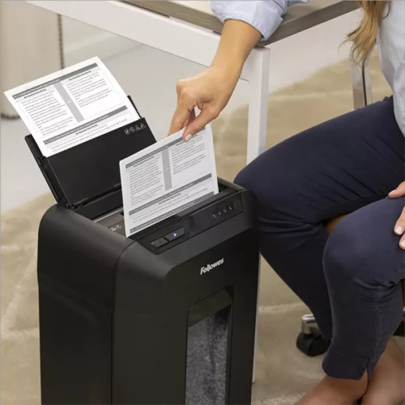 Fellowes Automax 80M papierversnipperaar partikelsnijder 22 cm zwart
