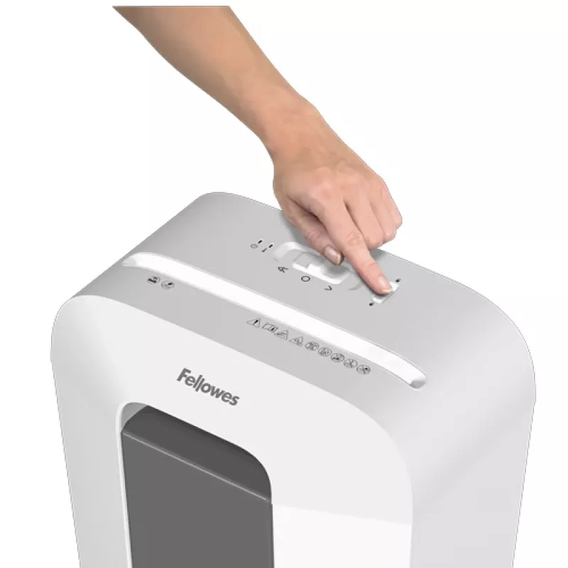 Fellowes LX Series Powershred LX50 (wit) partikelsnijder documentenvernietiger – gepatenteerd veiligheidsslot