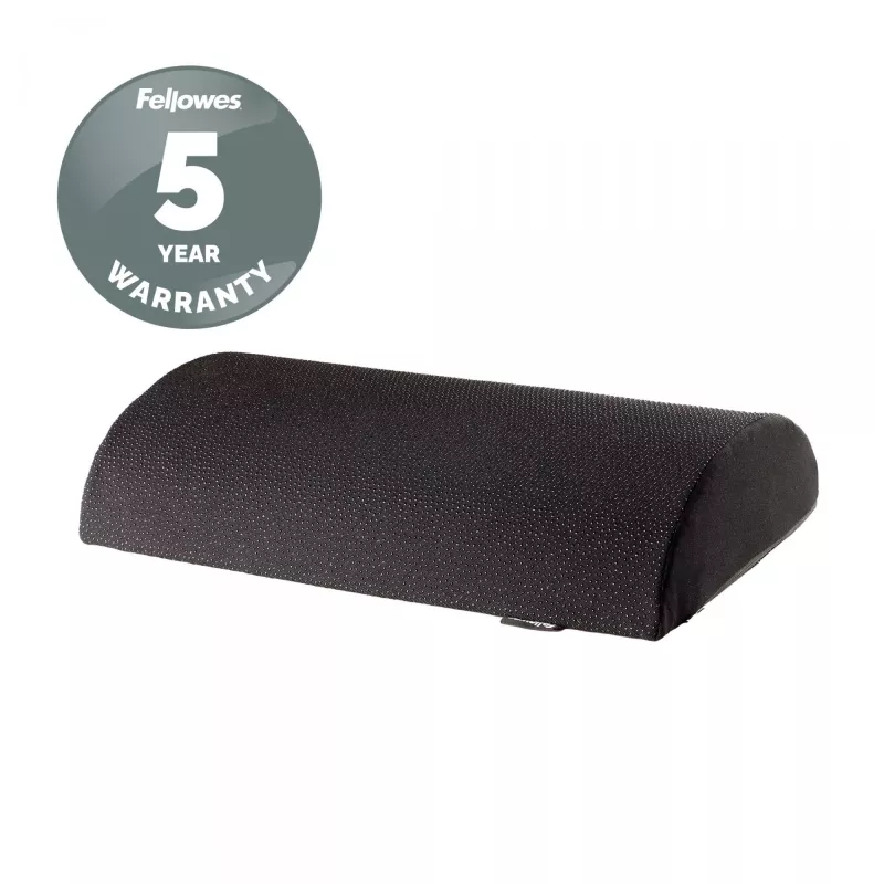 Fellowes Voetsteun onder het bureau Breyta voetsteunkussen, zwart, polyester, 45 cm, 30 cm, 450 mm, 300 mm