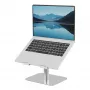 Fellowes Alumia Laptop-Riser – bureau-laptopstandaard, max. grootte 15 inch, max. gewicht 5 kg, zilver