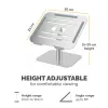 Fellowes Alumia Laptop-Riser – bureau-laptopstandaard, max. grootte 15 inch, max. gewicht 5 kg, zilver