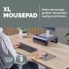 Fellowes Breyta XL muispad met antislip onderlaag XL muispad met antibacteriële bescherming grijs