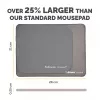 Fellowes Breyta XL muispad met antislip onderlaag XL muispad met antibacteriële bescherming grijs