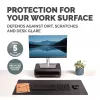 Fellowes Computer-bureaumat met antislip onderkant, Breyta bureaumat met antibacteriële bescherming, zwart