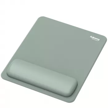 Fellowes Breyta muispad-polssteun muispad-polssteun met antibacteriële bescherming ergonomische muismat salie