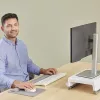 Fellowes Polssteun Breyta Palm Rest met antibacteriële bescherming ergonomische polssteun grijs