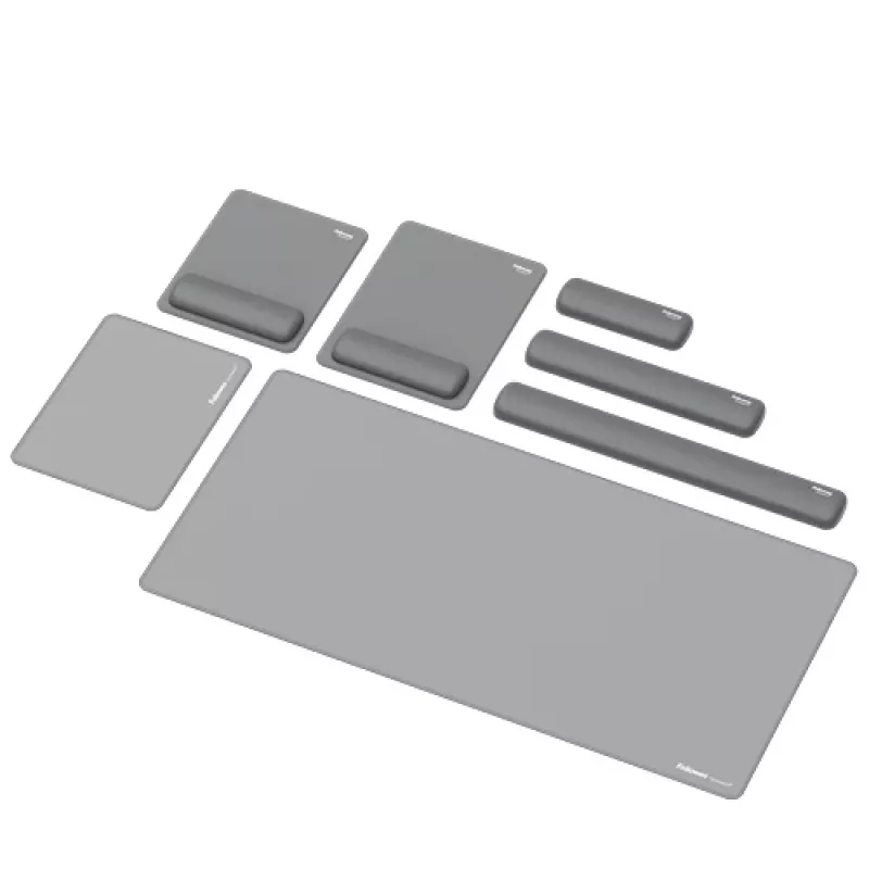 Fellowes Polssteun Breyta Palm Rest met antibacteriële bescherming ergonomische polssteun grijs