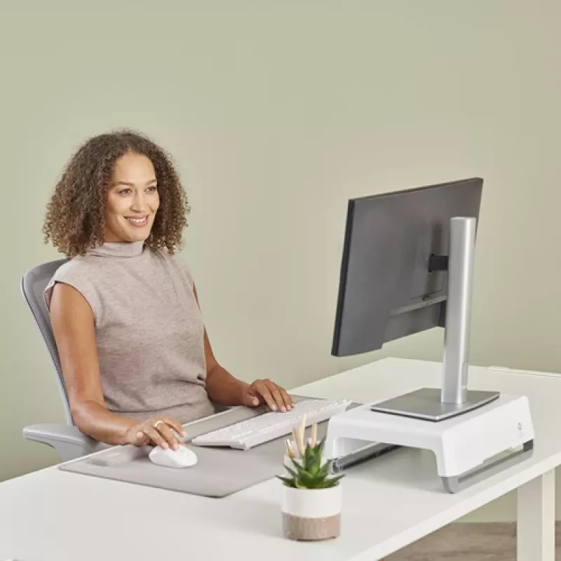 Fellowes Polssteun Breyta Palm Rest met antibacteriële bescherming ergonomische polssteun Sand