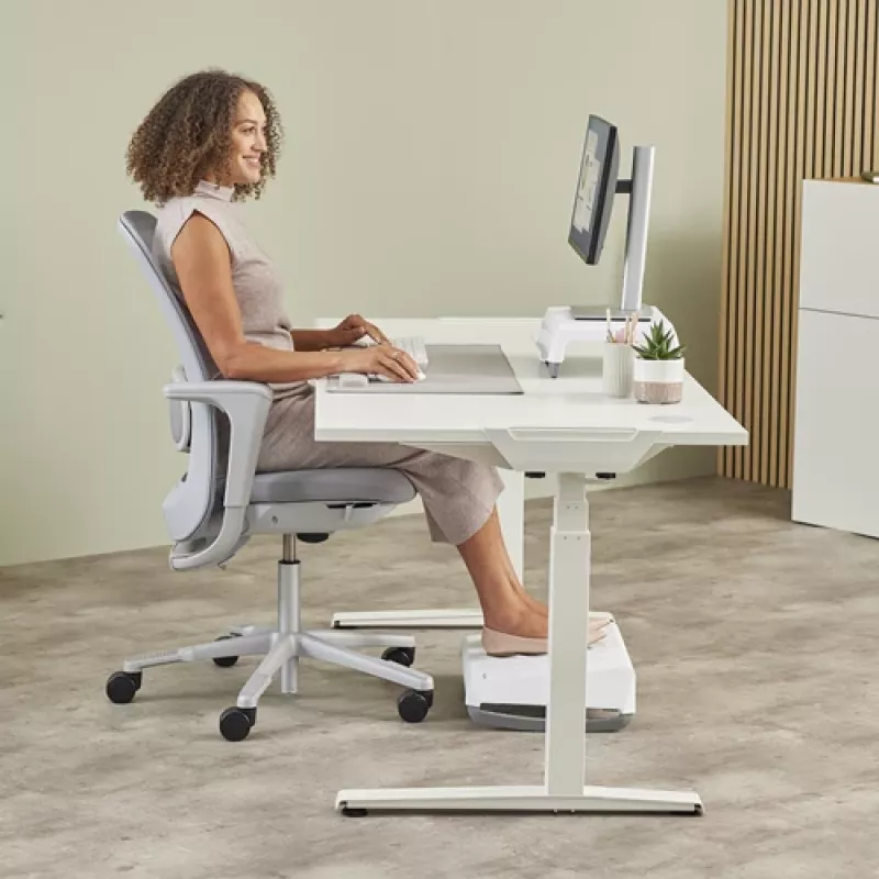 Fellowes Polssteun Breyta Palm Rest met antibacteriële bescherming ergonomische polssteun Sand