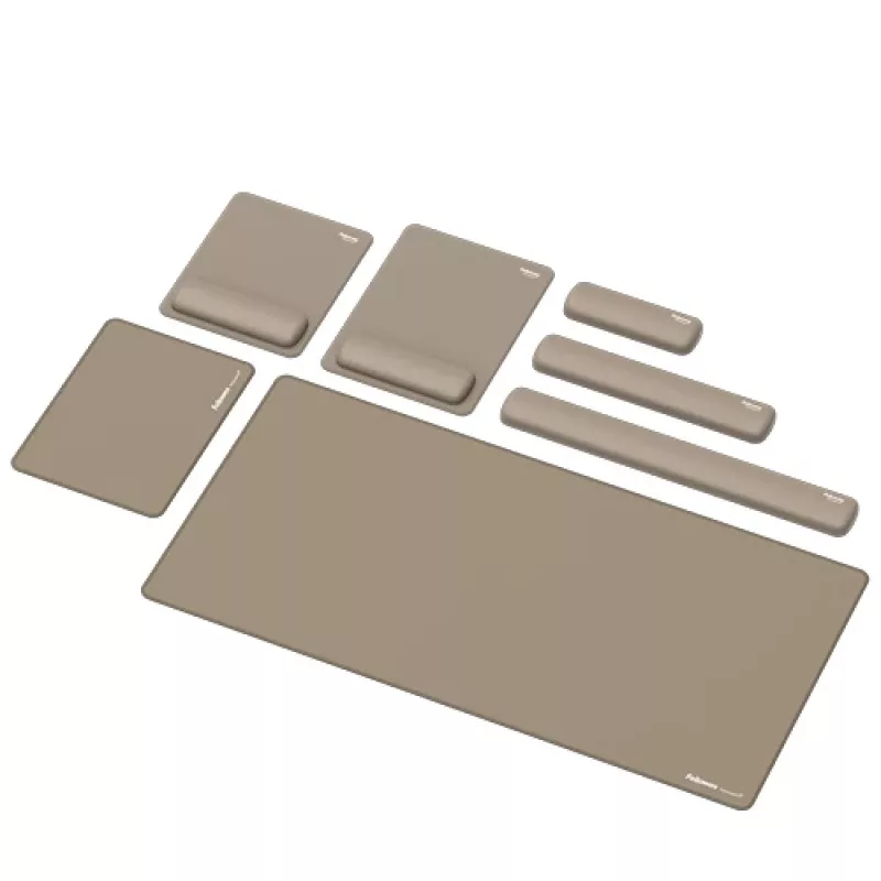 Fellowes Polssteun Breyta Palm Rest met antibacteriële bescherming ergonomische polssteun Sand