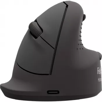 Fellowes Verticale draadloze muis Breyta Plus+ ergonomische verticale muis voor rechtshandigen met antibacteriële bescherming, middelgroot