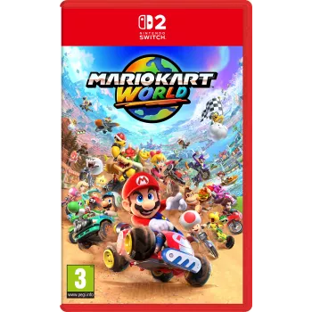 Nintendo Mario Kart World Switch 2 Standaard Vereenvoudigd Chinees, Traditioneel Chinees, Duits, Nederlands, Engels, Spaans, Frans, Italiaans, Japans, Koreaans, Portugees, Russisch Nintendo Switch 2
