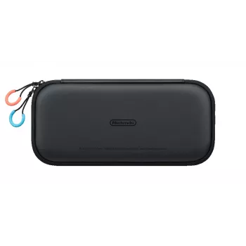 Nintendo Switch 2 draagtas & beeldschermbescherming, harde schaal, Nintendo, zwart, Nintendo Switch 2, rits, 142 mm