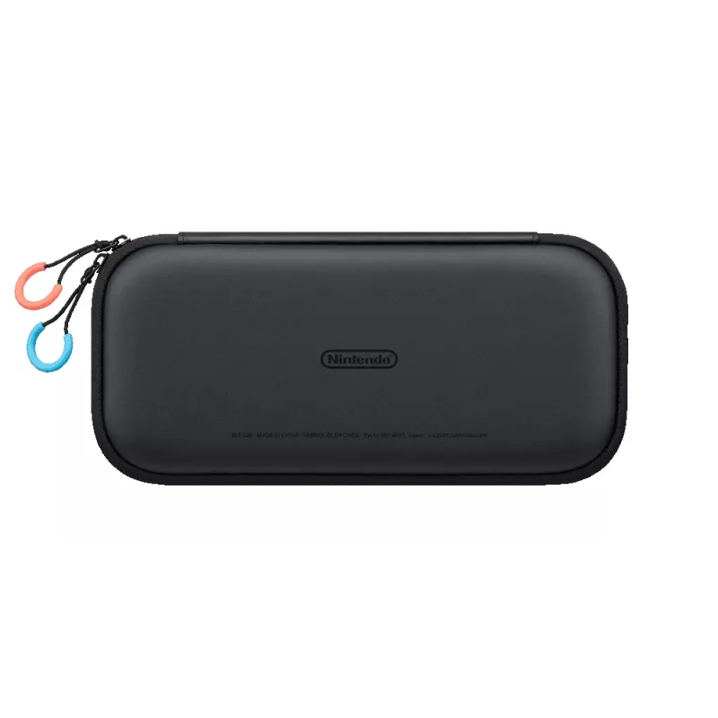 Nintendo Switch 2 draagtas & beeldschermbescherming, harde schaal, Nintendo, zwart, Nintendo Switch 2, rits, 142 mm