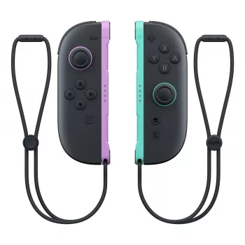 Nintendo Joy-Con 2 paar lichtpaars/lichtgroen, gamepad, Nintendo Switch 2, home-knop, analoog/digitaal, draadloos, Bluetooth
