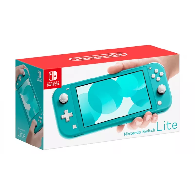 Nintendo Switch Lite, Nintendo Switch, NVIDIA Tegra, turquoise, analoog/digitaal, kruisbesturing, knoppen
