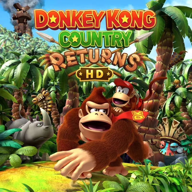 Nintendo Donkey Kong Country Returns HD, Nintendo Switch, multiplayermodus, RP (Rating Pending)