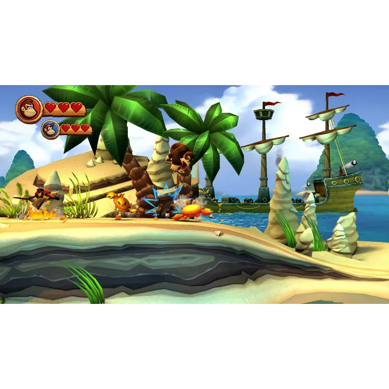 Nintendo Donkey Kong Country Returns HD, Nintendo Switch, multiplayermodus, RP (Rating Pending)