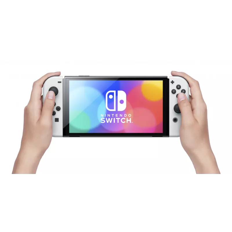 Nintendo Switch OLED draagbare spelconsole 17,8 cm (7″) 64 GB touchscreen Wi-Fi zwart, wit