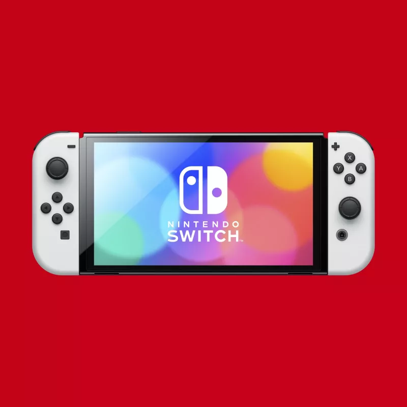 Nintendo Switch OLED draagbare spelconsole 17,8 cm (7″) 64 GB touchscreen Wi-Fi zwart, wit