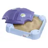 Little Tikes Bluey Beach Day zandbak, vierkant, kunststof, blauw, zandbak