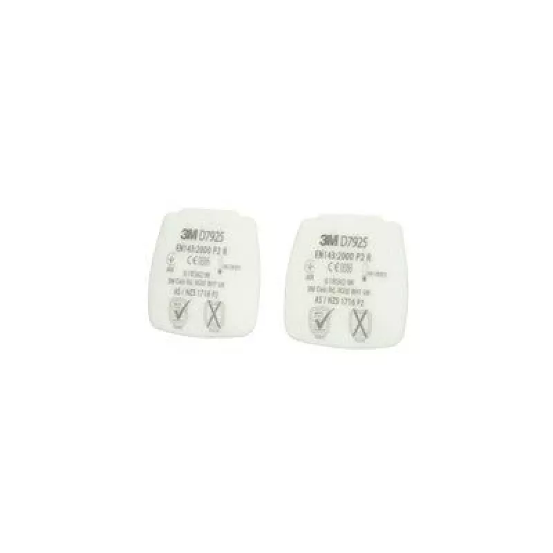 3M D7925 ademhalingsbescherming-accessoire deeltjesfilter 4 stuks