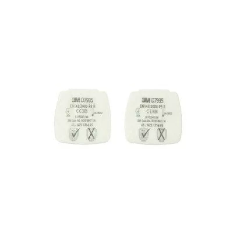3M D7925 ademhalingsbescherming-accessoire deeltjesfilter 4 stuks