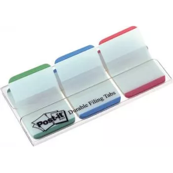 3M 686L-GBR notitieblaadjes rechthoek blauw, groen, rood 22 vel zelfklevend