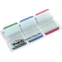 3M 686L-GBR notitieblaadjes rechthoek blauw, groen, rood 22 vel zelfklevend
