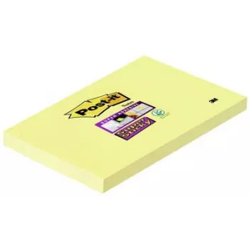 3M 65512SY notitieblaadjes rechthoekig geel 90 vel zelfklevend