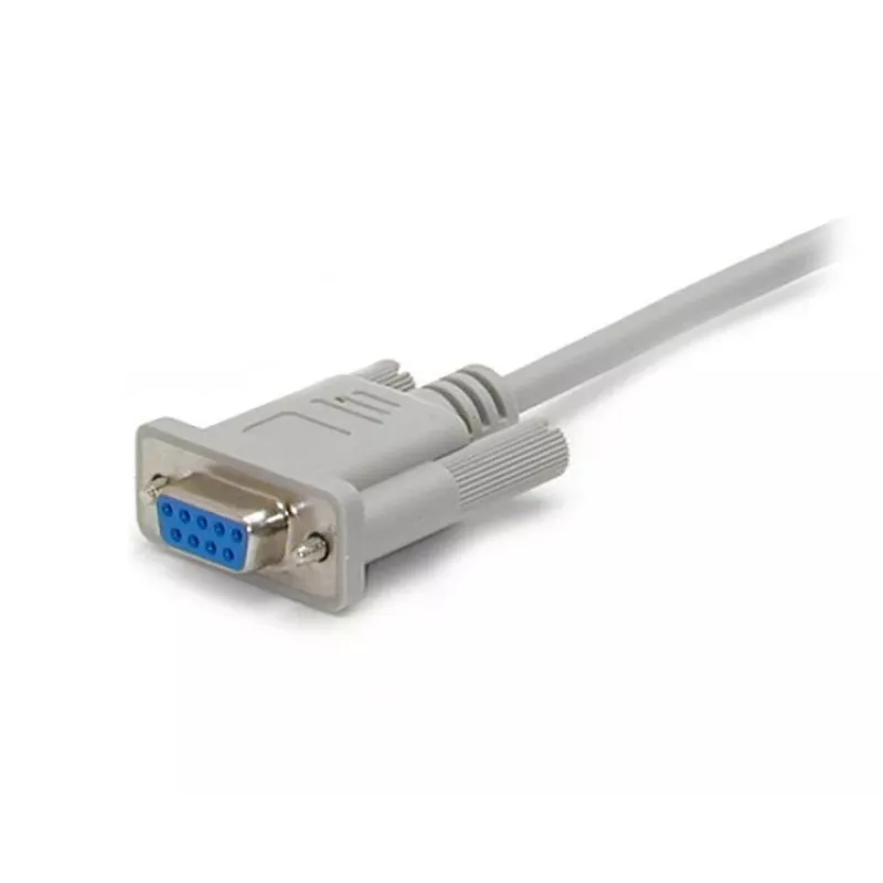 StarTech.com 10 ft cross-wired DB9 naar DB25 seriële nullmodemkabel - F/M