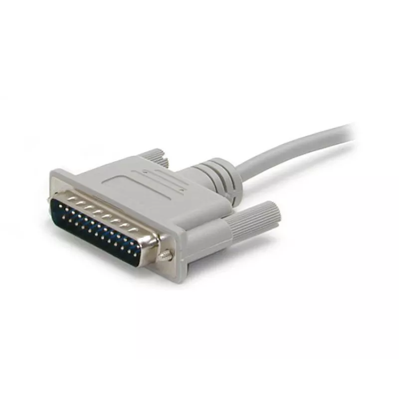 StarTech.com 10 ft cross-wired DB9 naar DB25 seriële nullmodemkabel - F/M