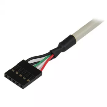 StarTech.com 2-poorts USB A female slotplaat adapter, 2 x IDC, 2 x USB A, 0,286 m, zilver