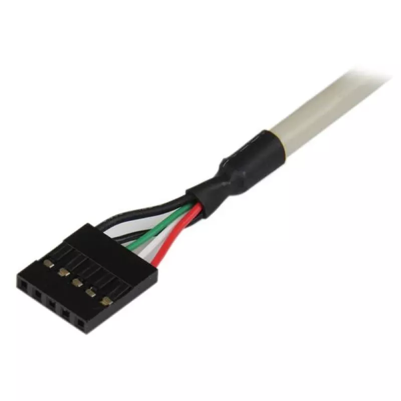 StarTech.com 2-poorts USB A female slotplaat adapter, 2 x IDC, 2 x USB A, 0,286 m, zilver